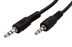 Kabel jack 3,5M - jack 3,5M, 1m