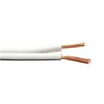 Kabel k reproduktorům, 2x0,75mm2, OFC měď, bílý, 25m