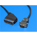 Kabel VGA MD15HD -> Scart(M), 5m