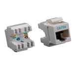 Keystone konektor RJ45 kat. 5e, šedý, nestíněný, 180°