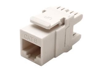 Keystone konektor RJ45 kat. 6, nestíněný, 180°