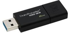 Kingston 8GB DataTraveler DT100 Gen 3 (USB 3.0)