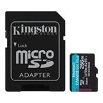 Kingston Canvas Go Plus A2/micro SDXC/256GB/UHS-I U3 / Class 10/+ Adaptér
