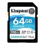 Kingston Canvas Go Plus/SDXC/64GB/UHS-I U3 / Class 10
