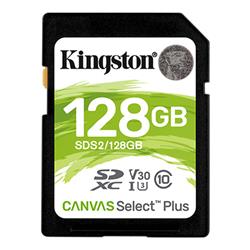 Kingston Canvas Select Plus U3/SDXC/128GB/UHS-I U3 / Class 10