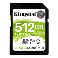 Kingston Canvas Select Plus U3/SDXC/512GB/UHS-I U3 / Class 10