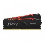 Kingston FURY Beast/DDR4/16GB/3200MHz/CL16/2x8GB/RGB/Black