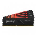 Kingston FURY Beast/DDR4/32GB/2666MHz/CL16/4x8GB/RGB/Black