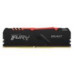 Kingston FURY Beast/DDR4/8GB/3200MHz/CL16/1x8GB/RGB/Black