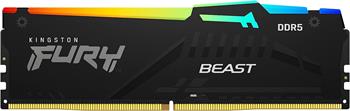 Kingston FURY Beast/DDR5/128GB/5600MHz/CL40/4x32GB/RGB/Black