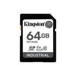 Kingston Industrial/SDXC/64GB/100MBps/UHS-I U3 / Class 10