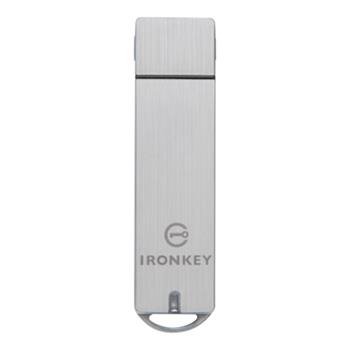 Kingston IronKey S1000 Encrypted/128GB/USB 3.0/USB-A/Stříbrná