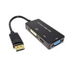 Konvertor DP(M) -> HDMI(F) / DVI(F) / VGA(F), 4K@30Hz