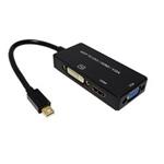 Konvertor miniDP(M) -> HDMI(F) / DVI(F) / VGA(F), 4K@30Hz