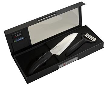 Kyocera Dárková sada na krájení a loupání – černá
