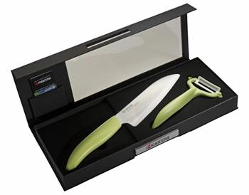 Kyocera Dárková sada na krájení a loupání – zelená