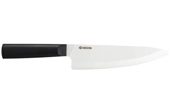 Kyocera Kuchařský nůž 18 cm, bílá čepel, černá rukojeť