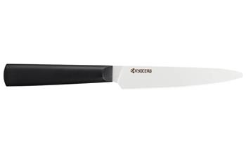 Kyocera Nůž na rajčata 12,5 cm, bílá čepel, pilkový, černá rukojeť