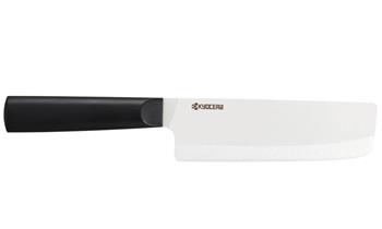Kyocera Nůž Nakiri 15 cm, bílá čepel, černá rukojeť