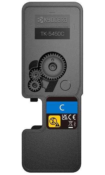 Kyocera toner TK-5450C cyan na 3 200 A4 (při 5% pokrytí), pro PA2600cx/cwx, MA2600cfx/cwfx