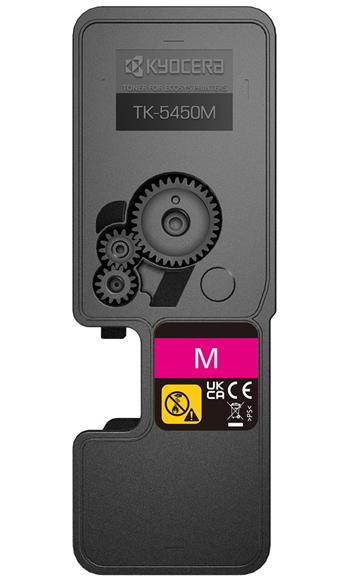 Kyocera toner TK-5450M magenta na 3 200 A4 (při 5% pokrytí), pro PA2600cx/cwx, MA2600cfx/cwfx
