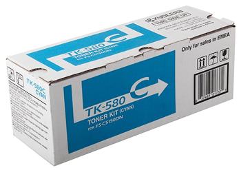 Kyocera toner TK-580C/ FS-C5150DN/ 2 800 stran/ azurový