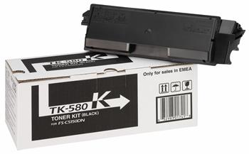 Kyocera toner TK-580K/ FS-C5150DN/ 3 500 stran/ Černý