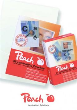 Laminovací fólie Peach PP525-07 lesklé 100ks Credit Card, 54x86mm, 125mic