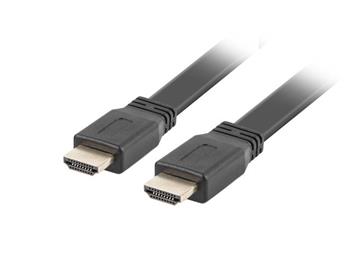 LANBERG HDMI M/M 2.0 kabel 5M 4K černý plochý