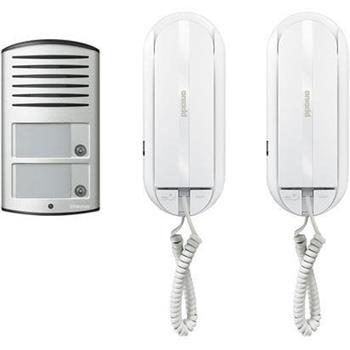 LEGRAND domovní audio telefon bticino, sada pro 2 byty - 2x SPRINT L2 + Linea 2000 audio