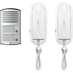 LEGRAND domovní audio telefon bticino, sada pro 2 byty - 2x SPRINT L2 + Linea 2000 audio 