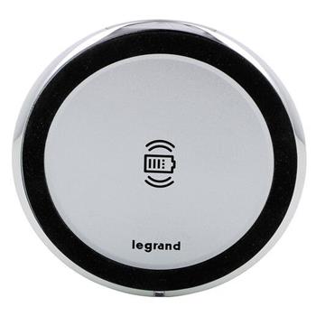 Legrand - Incara™ Mosaic - 15W bezdrátová nabíječka bez zdroje, hliník