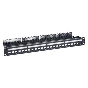 LEGRAND LINKEO C Modulární neosazený patch panel 1U pro 24x RJ45, pro keystone Cat.6A/6/5e