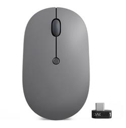 Lenovo Go/Kancelářská/Optická/Bezdrátová USB/Šedá