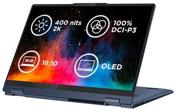 Lenovo IdeaPad 5 2-in-1/16AHP9/R5-8645HS/16"/2048x1280/T/16GB/512GB SSD/AMD int/bez OS/Blue/2R