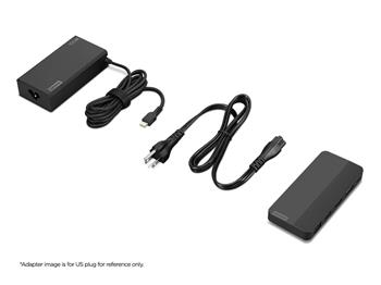 Lenovo USB-C Dual Display Travel Dock (w/ adapter)