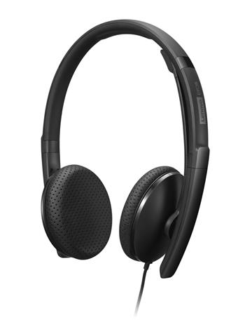 Lenovo Wired VoIP Headset (Teams)/USB-A/C/MS/Černá
