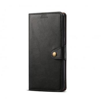 Lenuo Leather flipové pouzdro pro Xiaomi Redmi Note 8, černá