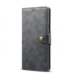 Lenuo Leather pro Xiaomi Redmi Note 8T, šedá