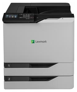 Lexmark CS820dte color laser 57/57ppm, síť, duplex, dotykový LCD + dodatečný vstupní zásobník