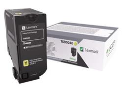 Lexmark CX/CS/ 727,728 Yellow Toner Cartridge 75B0040 - 10 000 str.