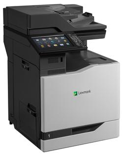 Lexmark CX825de color laser MFP, 52/52ppm, síť, duplex, dotykový LCD, DADF, fax, HDD