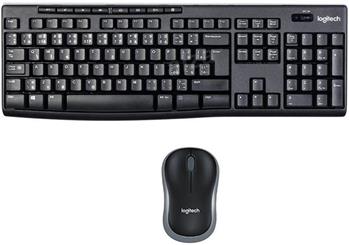 Logitech klávesnice s myší Wireless Combo MK270, HUN, černá