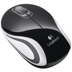 Logitech myš Wireless Mini Mouse M187 black, nano přijímač