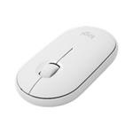 Logitech Pebble Wireless Mouse M350 - 3 tlačítka, bluetooth, 1000dpi - Bílá