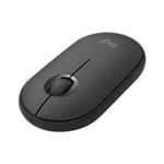 Logitech Pebble Wireless Mouse M350 - 3 tlačítka, bluetooth, 1000dpi - Graphite