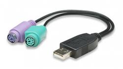 Manhattan Hi-Speed USB 2.0 > PS/2 konvertor