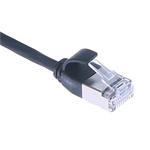 Masterlan comfort patch kabel U/FTP, extra slim, Cat6A, 5m, černý, LSZH
