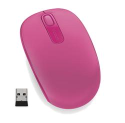 Microsoft 1850/Cestovní/Optická/Bezdrátová USB/Růžová