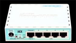 Mikrotik RB750Gr3, hEX, 256MB RAM, 880MHz, 5xGigabitLAN, L4